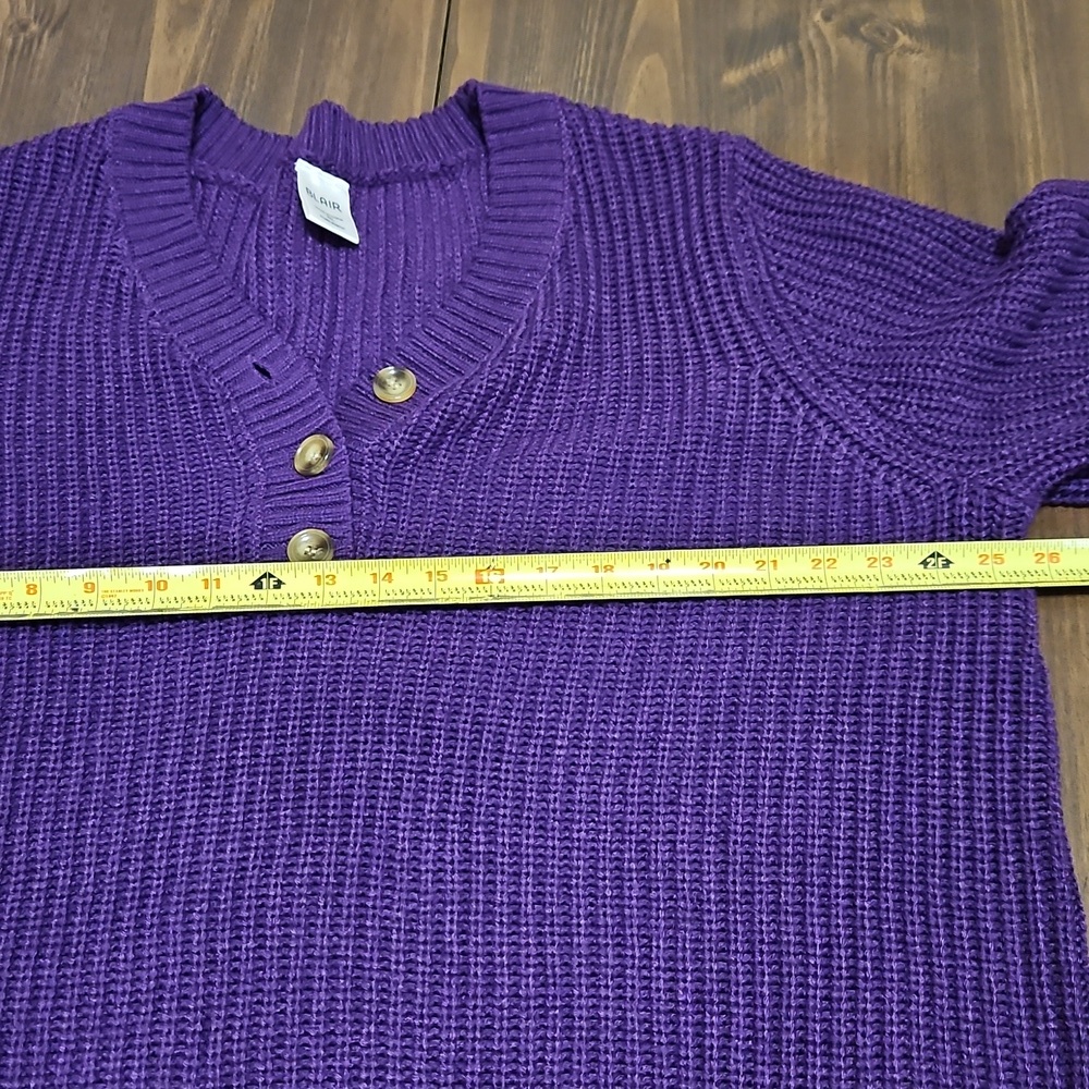 Blair Purple Knit Top - Picture 4 of 8